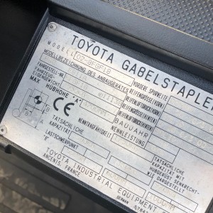 Toyota 02 8FGF184