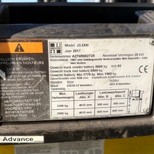Hyster J3.5XN4